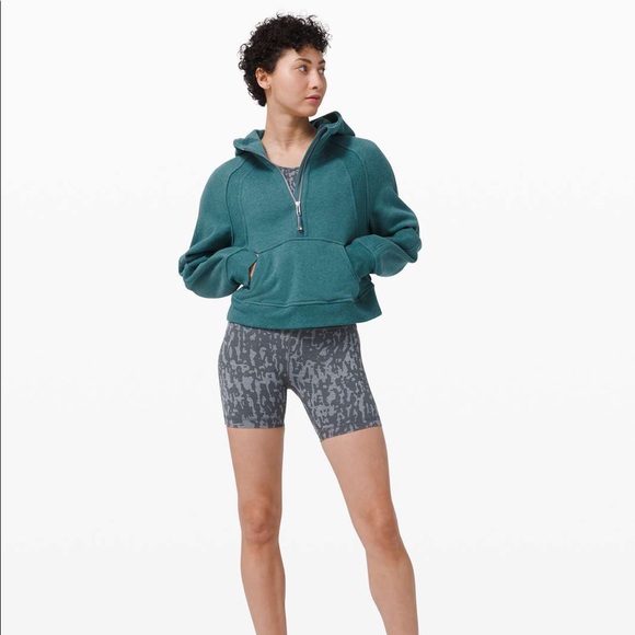 Scuba Oversized 1/2 Zip Hoodie
Heathered Desert Teal - Picture 3 of 11